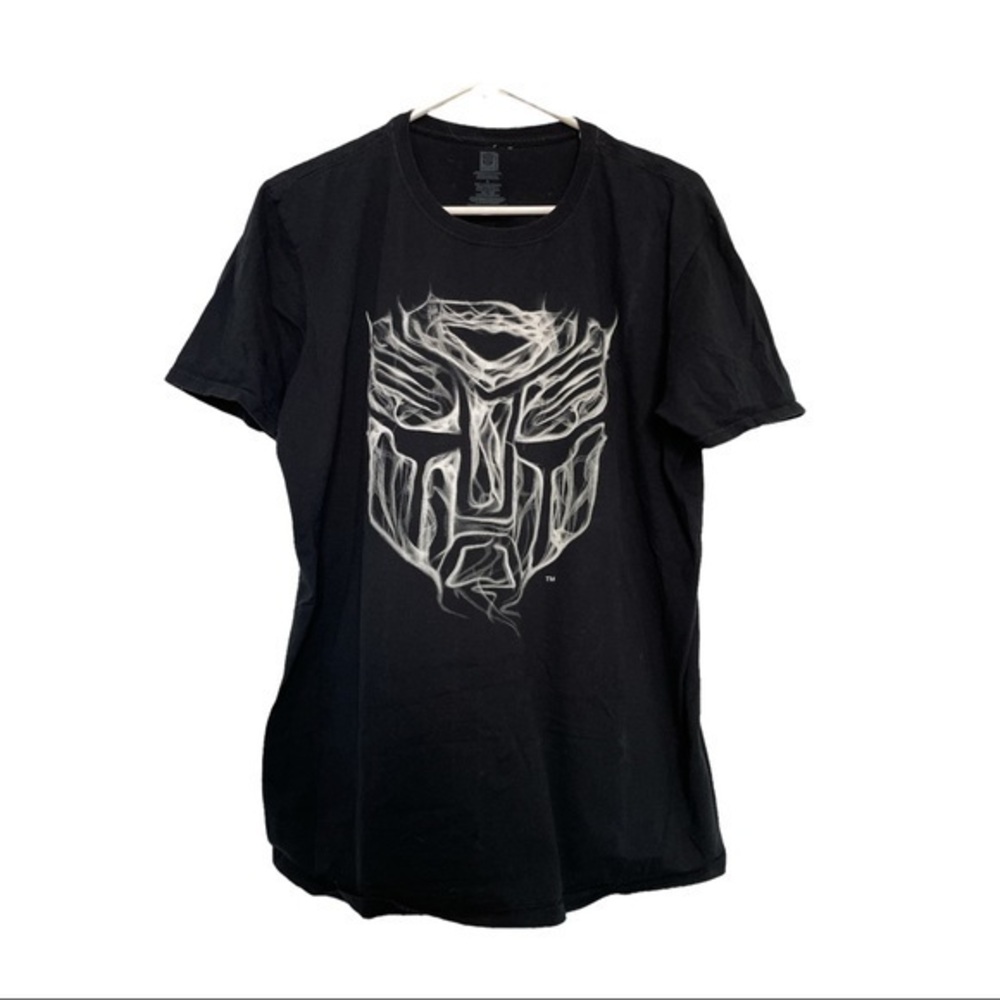Transformer Black Graphic Shirt Mens Large GUC #6721